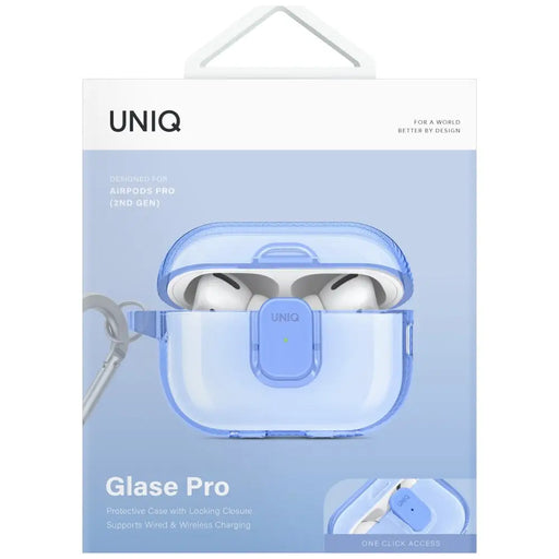 Uniq Glase Pro Case for AirPods Pro 2 - Blue - Cell phone cases and covers<<<HurtelXML