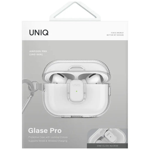 Uniq Glase Pro Case for AirPods Pro 2 - Transparent - Cell phone cases and covers<<<HurtelXML
