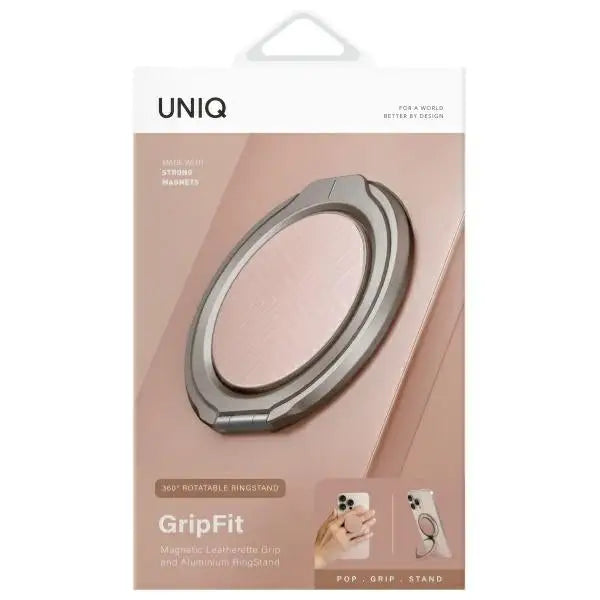 Uniq Gripfit 360 Magnetic Mount&Kickstand Magnetic Holder pink/blush pink - Cell phone holders<<<HurtelXML