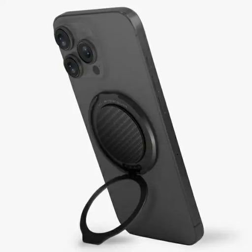 Uniq Gripfit Premium 360 Magnetic Mount&Kickstand Magnetic Holder black/carbon black - Cell phone holders<<<HurtelXML