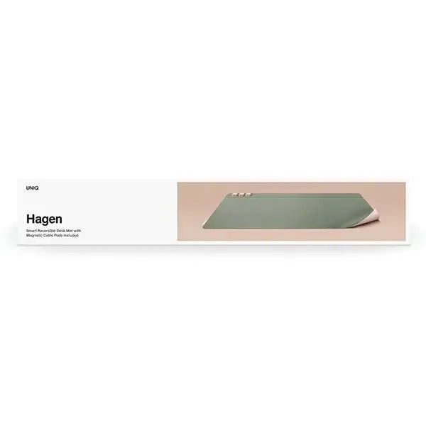 Uniq Hagen Magnetic Desk Pad Double Sided Pink-Green - Rubber pad on the desk<<<HurtelXML