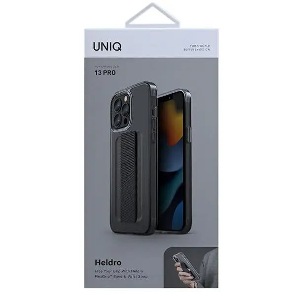 Uniq Heldro case for iPhone 13 Pro / iPhone 13 - gray - Cell phone cases and covers<<<HurtelXML