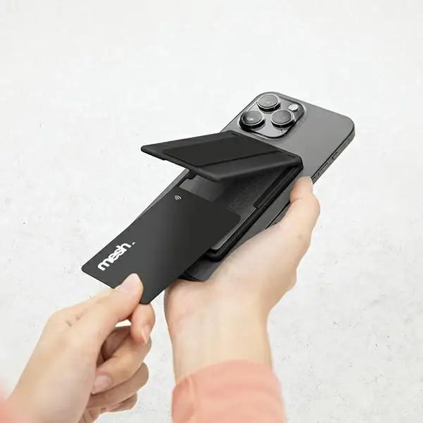 Uniq Heldro ID magnetic wallet with support and wristband - gray - Others<<<HurtelXML