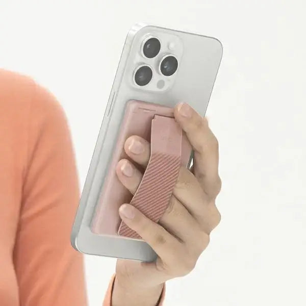Uniq Heldro ID magnetic wallet with support and wristband - pink - Others<<<HurtelXML