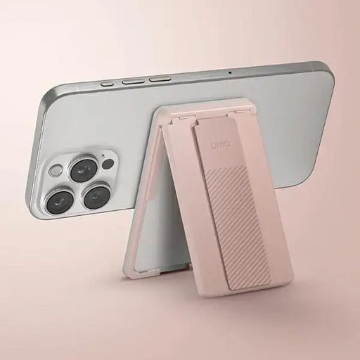 Uniq Heldro ID magnetic wallet with support and wristband - pink - Others<<<HurtelXML