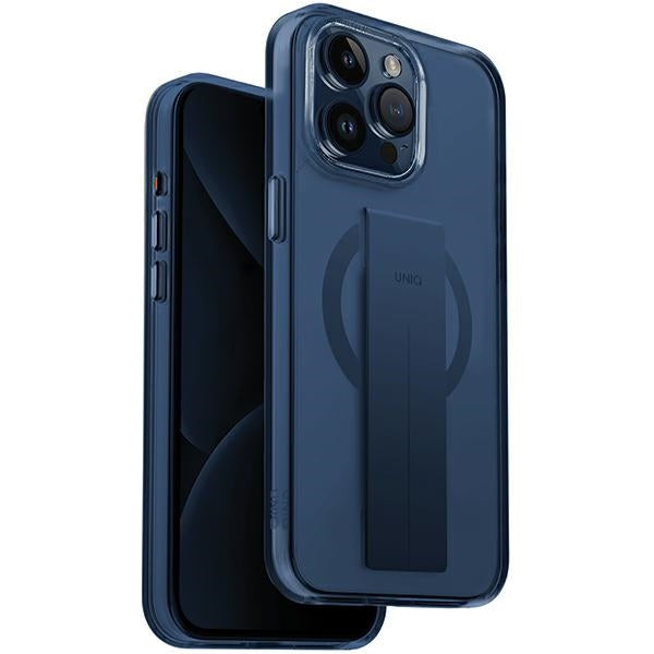 Uniq Heldro Mag Magclick Charging case for iPhone 15 Pro - blue - Cell phone cases and covers<<<HurtelXML