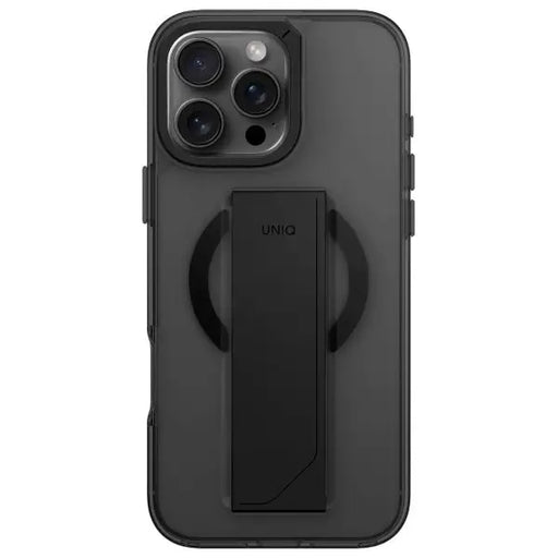 Uniq Heldro Max iPhone 16 Pro Max 6.9’’ Magclick Charging case black/vapour smoke - Cell phone cases