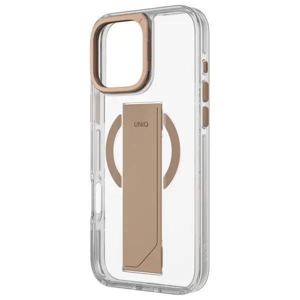 Uniq Heldro Max Magclick Charging iPhone 16 Pro Case - Gold - Cell phone cases and covers<<<HurtelXML