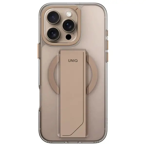Uniq Heldro Max Magclick Charging iPhone 16 Pro Case - Gold - Cell phone cases and covers<<<HurtelXML
