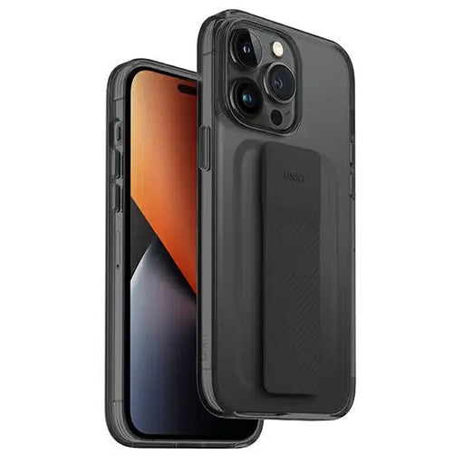 Uniq Heldro Mount case for iPhone 14 Pro Max - gray - Cell phone cases and covers<<<HurtelXML