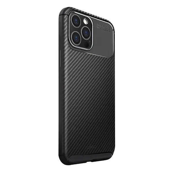 Uniq Hexa case for iPhone 12 Pro Max - black - Cell phone cases and covers<<<HurtelXML