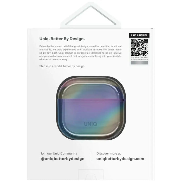 Uniq Iridescia AirPods 4 Hang Case - Holo Multicolor - Cell phone cases and covers<<<HurtelXML