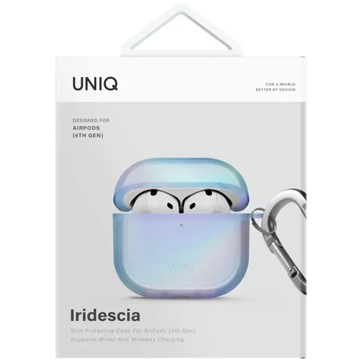 Uniq Iridescia case for AirPods 4 Hang Case - holo blue - Cell phone cases and covers<<<HurtelXML