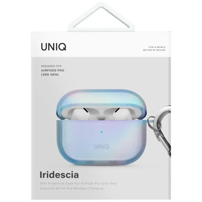 Uniq Iridescia case for AirPods Pro 2 Hang Case - holo blue - Cell phone cases and covers<<<HurtelXML
