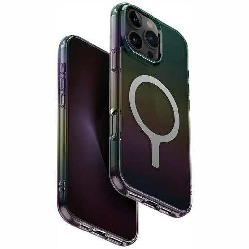 Uniq Iridescia Magclick Charging Case for iPhone 16 Pro Max - Black - Cell phone cases and covers<<<HurtelXML