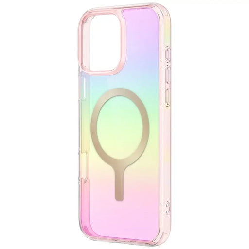Uniq Iridescia Magclick Charging Case for iPhone 16 Pro Max - Pink - Cell phone cases and covers<<<HurtelXML