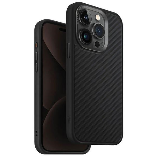 Uniq Keva Magclick Charging case for iPhone 15 Pro - black - Cell phone cases and covers<<<HurtelXML