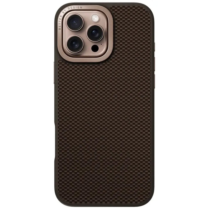Uniq Keva Max Magclick Charging Camera Stand Case for iPhone 16 Pro Max - Brown - Cell phone cases