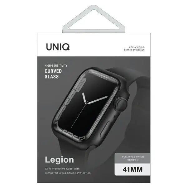 Uniq Legion case for Apple Watch Series 7/8/ /9 41mm black/black - Cell phone cases and covers<<<HurtelXML