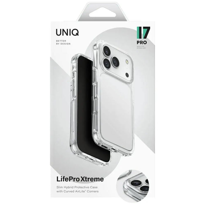 Uniq Lifepro Xtreme Case for iPhone 17 Pro - Transparent - Cell phone cases and covers<<<HurtelXML
