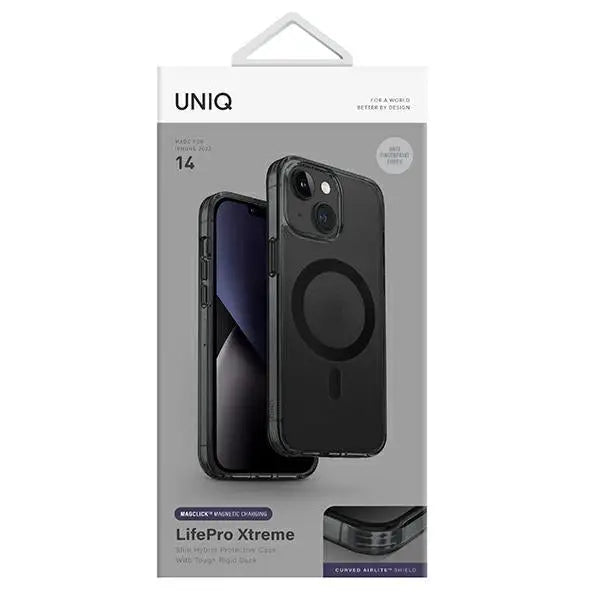 Uniq LifePro Xtreme Magclick Charging case for iPhone 14 - black - Cell phone cases and covers<<<HurtelXML
