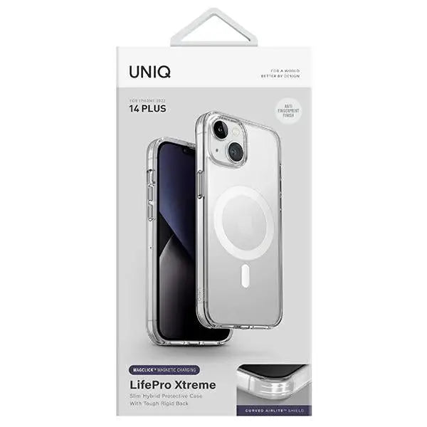 Uniq LifePro Xtreme Magclick Charging case for iPhone 14 Plus - transparent - Cell phone cases and covers<<<HurtelXML