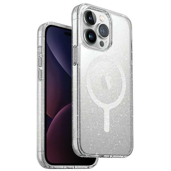 Uniq LifePro Xtreme Magclick Charging Case for iPhone 15 Pro - Transparent Silver - Cell phone cases