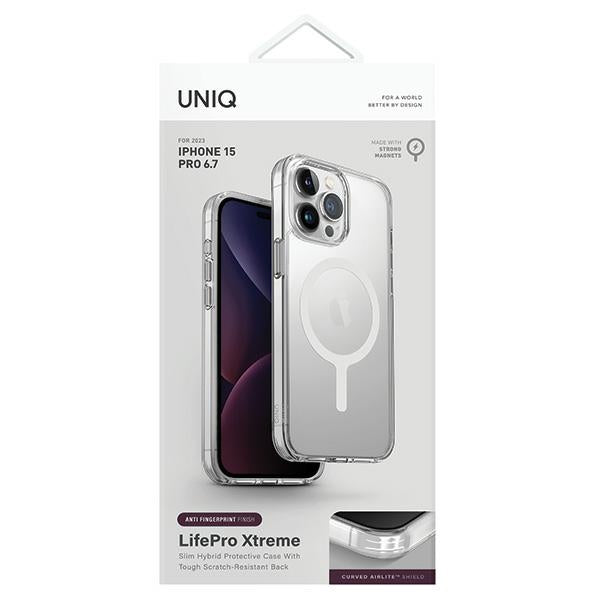 Uniq LifePro Xtreme Magclick Charging case for iPhone 15 Pro Max - transparent - Cell phone cases and covers<<<HurtelXML