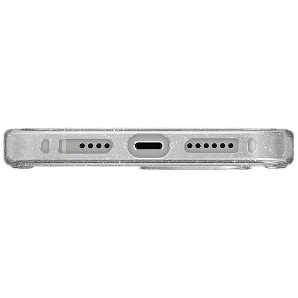 Uniq LifePro Xtreme Magclick Charging Case for iPhone 15 Pro Max - Transparent Silver - Cell phone cases
