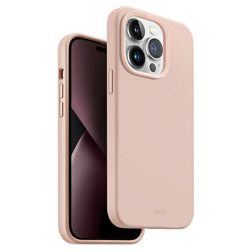 Uniq Lino Hue Magclick Charging case for iPhone 14 Pro - pink - Cell phone cases and covers<<<HurtelXML