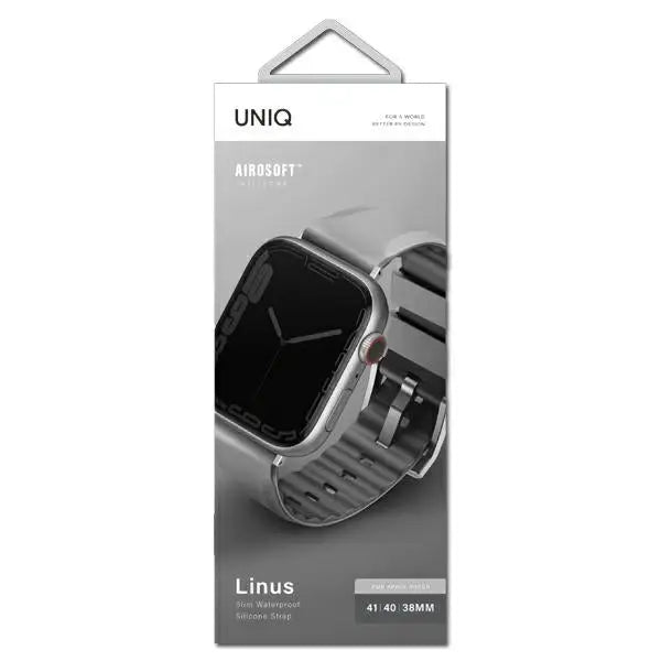 Uniq Linus strap for Apple Watch 1/2/3/4/5/6/7/8/SE/SE2 38/40/41mm - gray - Other cell phone equipment<<<HurtelXML