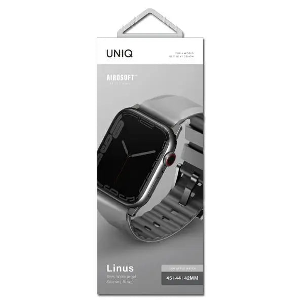 Uniq Linus strap for Apple Watch 1/2/3/4/5/6/7/8/SE/SE2/Ultra 42/44/45/49mm - gray - Other cell phone