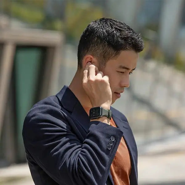 Uniq Linus strap for Apple Watch 1/2/3/4/5/6/7/8/SE/SE2/Ultra 42/44/45/49mm - green - Other cell phone