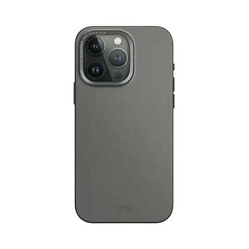 Uniq Lyden DS iPhone 15 Pro Max 6.7’’ Magclick Charging case grey-black/charcoal grey-black - Cell phone cases