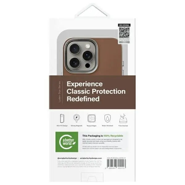 Uniq Lyden DS iPhone 16 Pro 6.3’’ Magclick Charging Case Caramel/Caramel-Ivory - Cell phone cases and covers<<<HurtelXML
