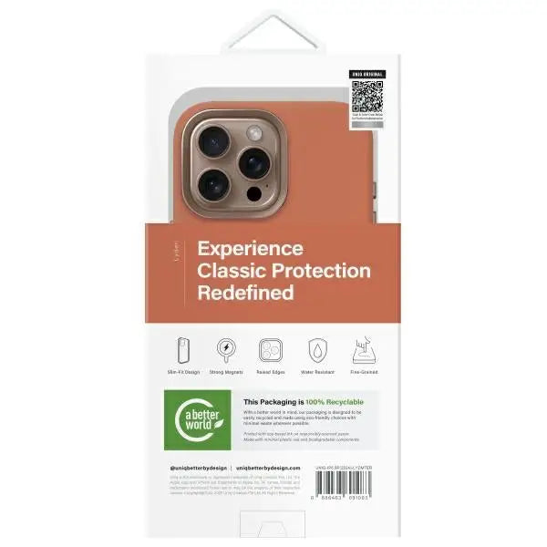 Uniq Lyden iPhone 16 Pro Max 6.9’’ case Magclick Charging terracotta - Cell phone cases and covers<<<HurtelXML