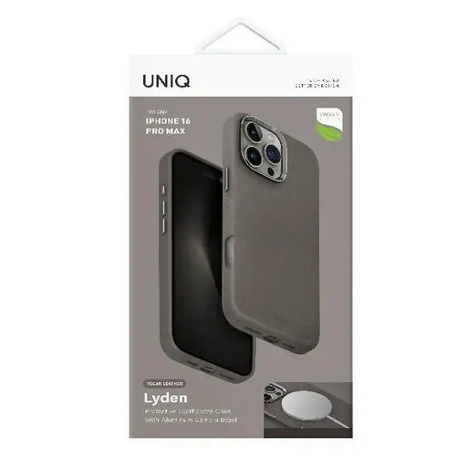 Uniq Lyden Magclick Charging Case for iPhone 16 Pro Max - Gray - Cell phone cases and covers<<<HurtelXML
