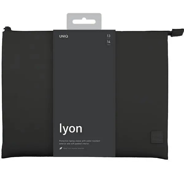 Uniq Lyon Waterproof RPET case for a 14’’ laptop - black - Laptop bags<<<HurtelXML