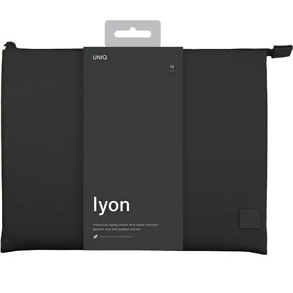 Uniq Lyon Waterproof RPET case for a 16’’ laptop - black - Laptop bags<<<HurtelXML