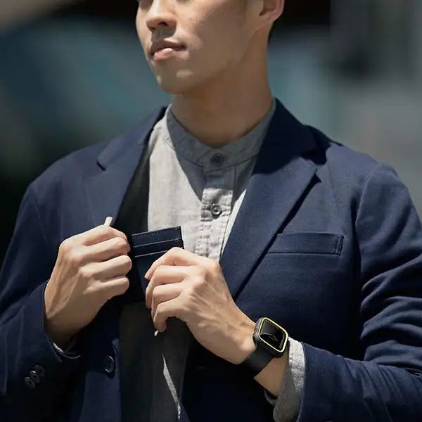 Uniq Moduo case for Apple Watch 4/5/6/7/8/SE/SE2 40/41mm - black and mustard - Cell phone cases and covers<<<HurtelXML