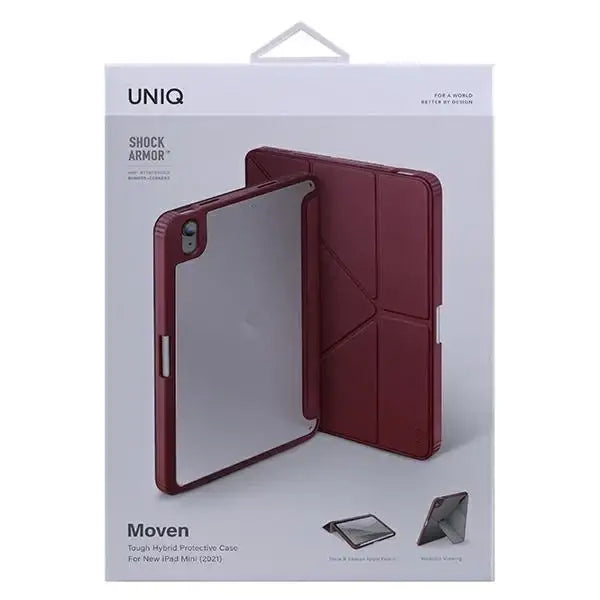 Uniq Moven case for iPad mini (2021) - burgundy - Cell phone cases and covers<<<HurtelXML