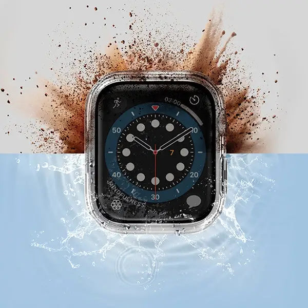Uniq Nautic Apple Watch Series 7/8/9 41mm Case Transparent/Dove Clear - Cell phone cases and covers<<<HurtelXML