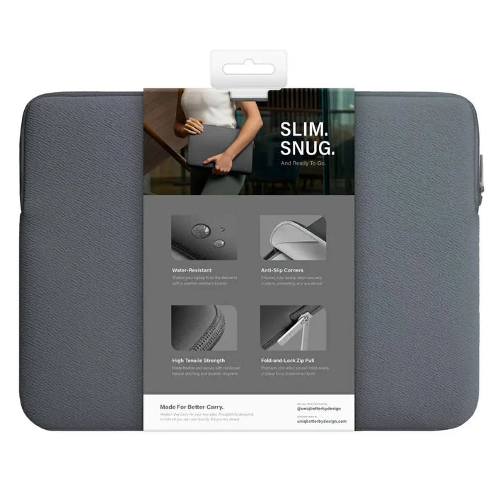Uniq neoprene laptop Sleeve 16’’ Cyprus Water-Resistant - gray - Cell phone cases and covers<<<HurtelXML