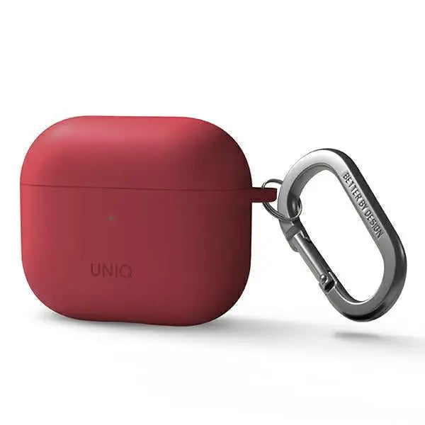 Uniq Nexo case for AirPods 3 + Ear Hooks Silicone - red - Cell phone cases and covers<<<HurtelXML