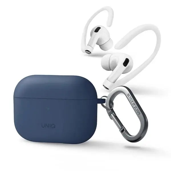Uniq Nexo case for AirPods Pro 2 + ear hooks - blue - Cell phone cases and covers<<<HurtelXML