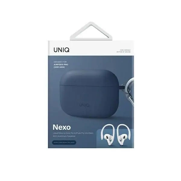 Uniq Nexo case for AirPods Pro 2 + ear hooks - blue - Cell phone cases and covers<<<HurtelXML