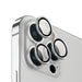 Uniq Optix Aluminum Camera Lens Protector for iPhone 14 Pro / 14 Pro Max camera lens with applicator - silver - Cell