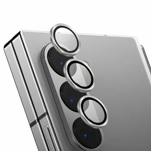 Uniq Optix Auminium Tempered Glass for Lens with Applicator for Samsung Galaxy Z Fold 6 - White - Cell phone tempered