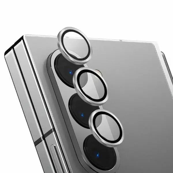 Uniq Optix Auminium Tempered Glass for Lens with Applicator for Samsung Galaxy Z Fold 6 - White - Cell phone tempered