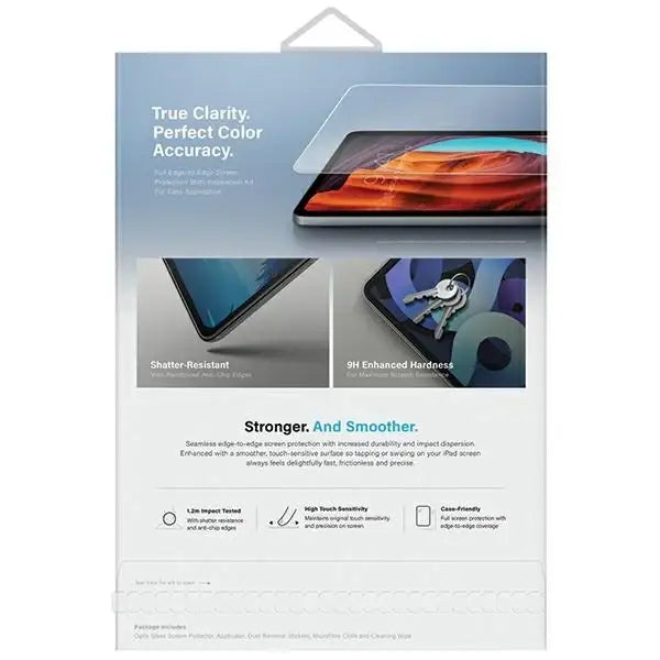 Uniq Optix Clear tempered glass with applicator for iPad Air 11’’ 2024 - Cell phone tempered glass<<<HurtelXML